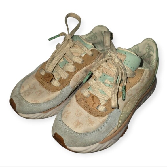 Puma x Animal Crossing: New Horizons Wild Rider Childrens Sneakers 1C - Picture 2 of 3
